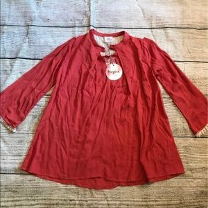 Hayden Boutique girls 11/12 orange tunic NEW